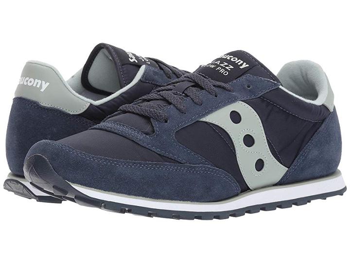 Saucony Originals Jazz Low Pro (navy/aqua Grey) Men's Classic Shoes