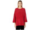 Eileen Fisher Round Neck Top (lacquer) Women's Sweater