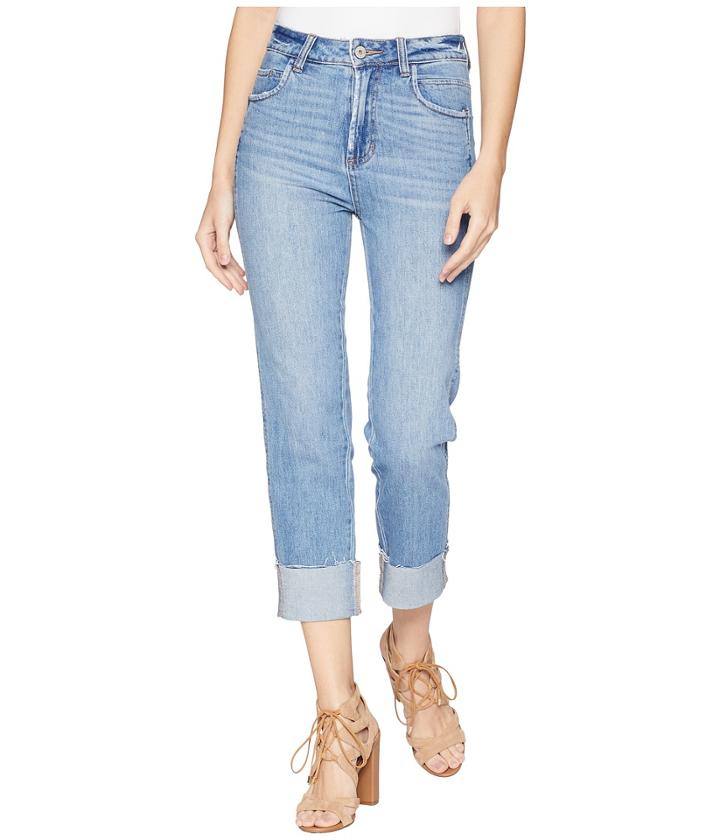 Paige High-rise Sarah W/ Special Seaming Details + Raw Cuff In Mesa (mesa) Women's Jeans