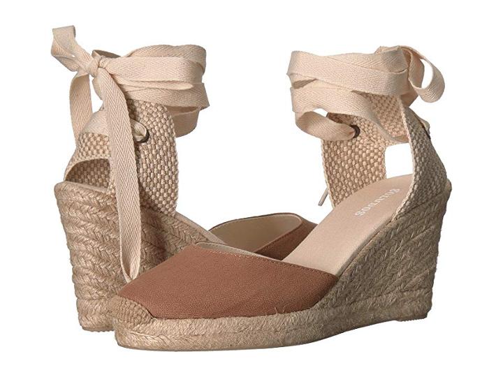 Soludos Tall Wedge 90mm (nutmeg) Women's Shoes