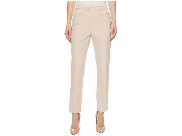 Ellen Tracy Welt Pocket Slim Pants (cashew) Women's Casual Pants