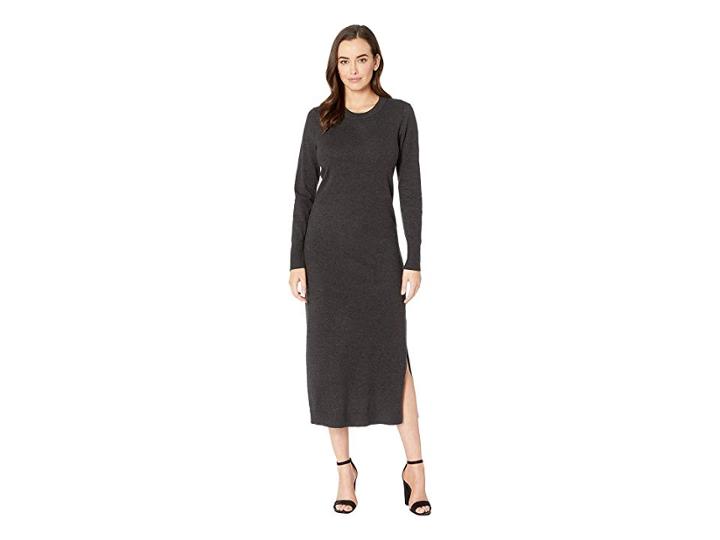 Elliott Lauren Jet Set Long Sleeve Dress (charcoal) Women's Dress
