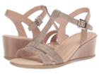Ecco Shape 35 Wedge T-strap (dune/dune) Women's Wedge Shoes