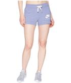 Nike Sportswear Gym Vintage Short (purple Slate/sail) Women's Shorts
