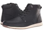 Crevo Stanmoore (black Leather) Men's Lace Up Casual Shoes