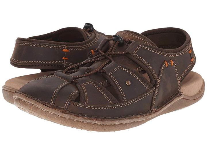 Hush Puppies Bergen Grady (brown Waxy Leather) Men's Sandals