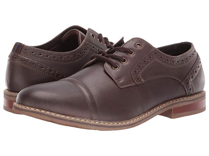 Nunn Bush Parker Cap Toe Oxford (brown) Men's Shoes