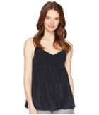 7 For All Mankind Babydoll Camisole (black) Women's Sleeveless