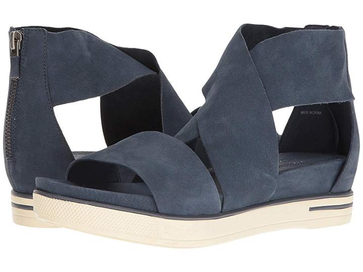 Eileen Fisher Sport (denim Tumbled Nubuck) Women's Sandals