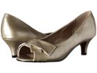 Soft Style Aubrey (bone Pearlized Patent) Women's 1-2 Inch Heel Shoes