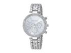 Steve Madden Disc Patterned Ladies Alloy Band Watch Smw174 (silver) Watches