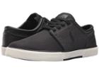 Polo Ralph Lauren Faxon Low (black Canvas/jersey Heather) Men's Shoes