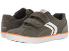 Geox Kids Kilwi 12 (little Kid/big Kid) (military/orange) Boy's Shoes