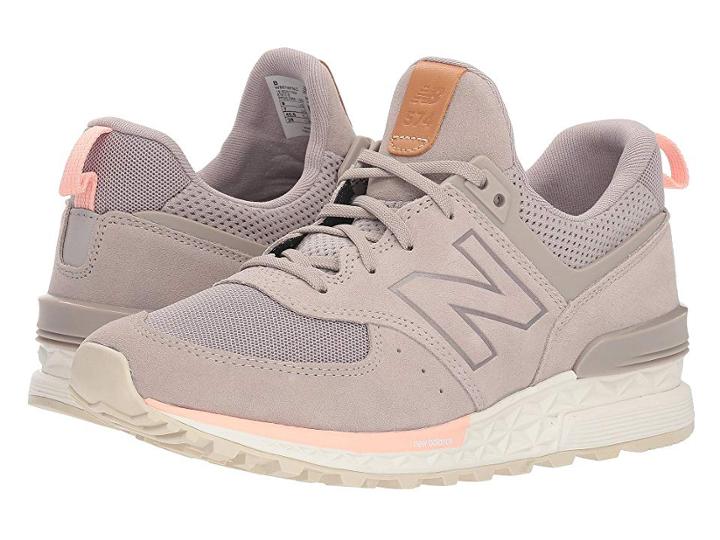 New Balance Classics Ws574v1 (flat White/himalayan) Women's Shoes