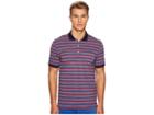 Missoni Mare Mare Jersey Pique Rigato Polo (blue Combo) Men's Clothing