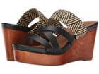 Lucky Brand Nyloh (black/natural/black) Women's Wedge Shoes
