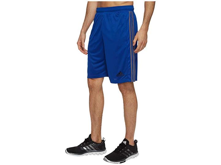 Adidas Designed-2-move 3-stripes Shorts (collegiate Royal/trace Gray S17) Men's Shorts