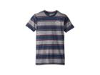 Vissla Kids Delirium Short Sleeve Lycra Shirt (big Kids) (grey Heather) Boy's Short Sleeve Pullover