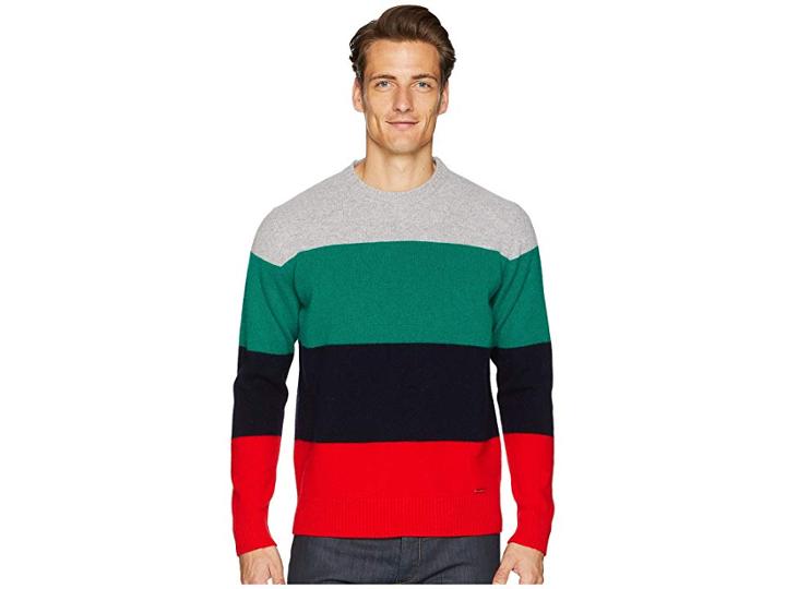 Dsquared2 Striped Sweater (red/navy/green/grey) Men's Sweater