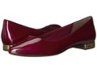 Rockport Total Motion Adelyn Ballet (merlot Patent) Women's Dress Flat Shoes