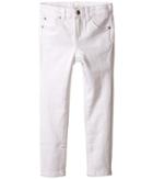 7 For All Mankind Kids The Skinny Five-pocket Stretch Denim Jeans In Clean White (little Kids) (clean White) Girl's Jeans