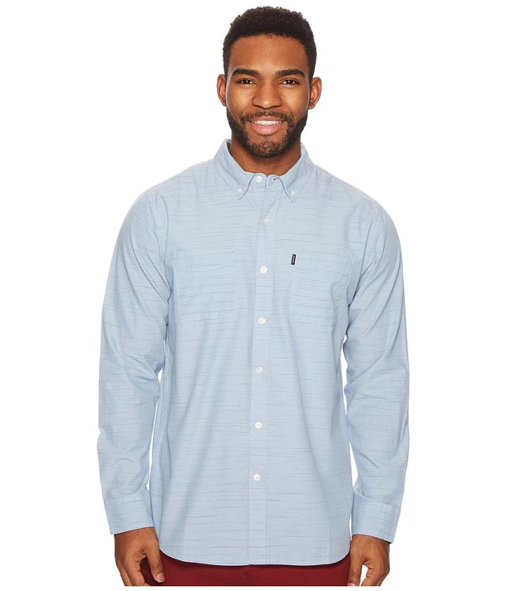 Rip Curl Endy Long Sleeve Shirt (blue) Men's Clothing