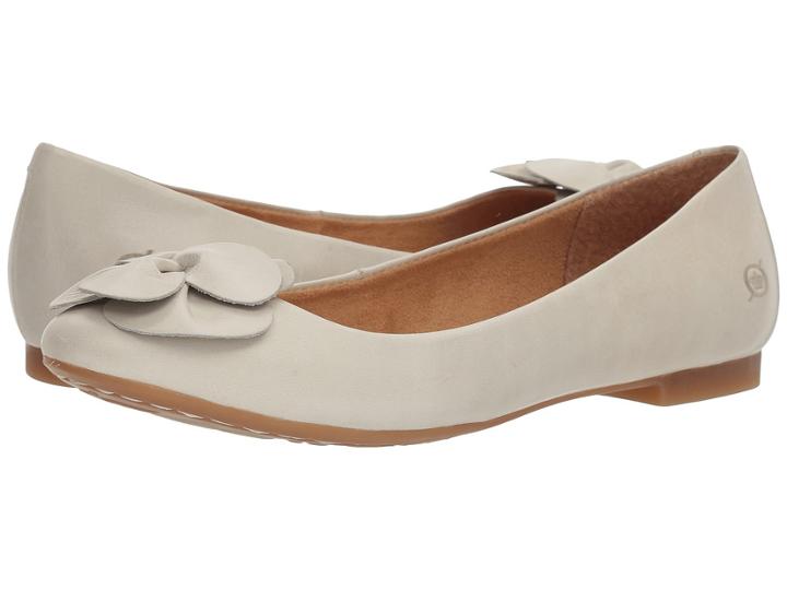 Born Annelie (white Full Grain Leather) Women's Flat Shoes
