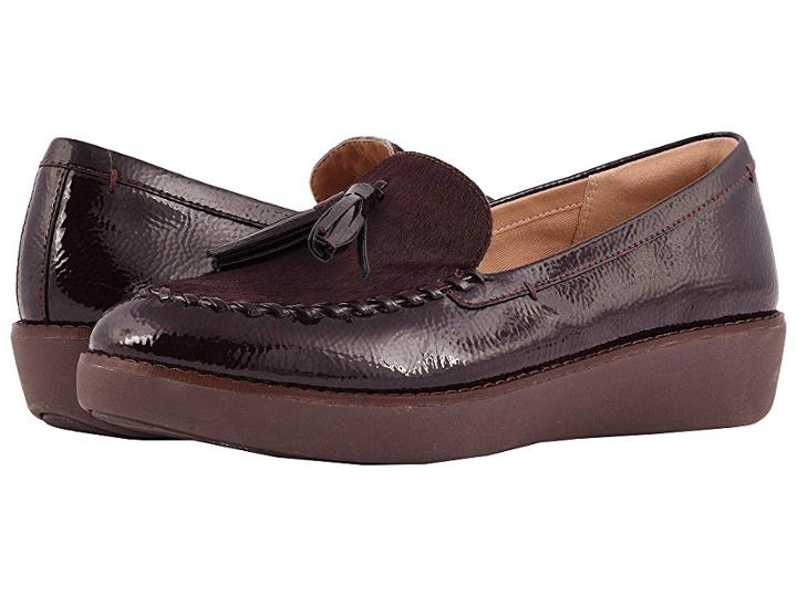 Fitflop Petrina Faux Pony Moccasin (berry) Women's  Shoes