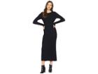 Bardot Low Back Rib Dress (black) Women's Dress