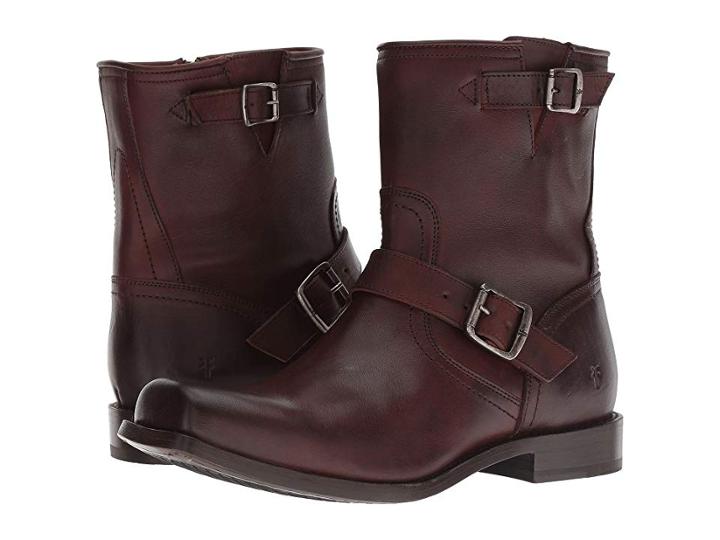 Frye Smith Engineer (brown Vintage Veg Tan) Cowboy Boots
