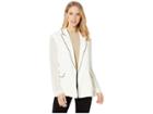 Juicy Couture Georgette Suiting Blazer (angel) Women's Clothing