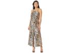 Eci Animal Printed Loose Fit Jumpsuit (brown) Women's Jumpsuit & Rompers One Piece
