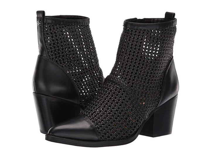 Sam Edelman Elita (black Woven Nappa/smooth Atanado) Women's Shoes