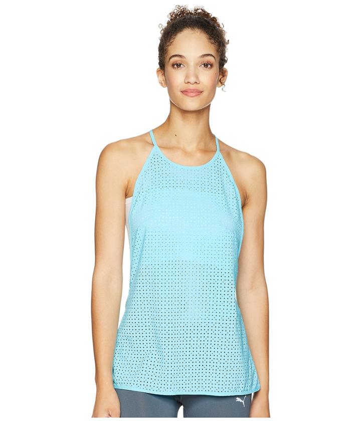 Puma Punch Tank Top (aquarius) Women's Sleeveless