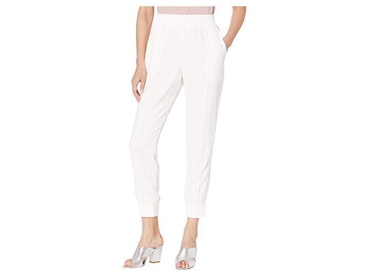 Wayf Kimball Lace Trim Jogger (ivory) Women's Casual Pants