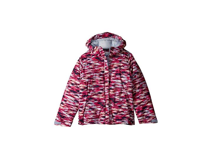 Columbia Kids Horizon Ridetm Jacket (little Kids/big Kids) (faded Sky Blanket Print) Girl's Coat