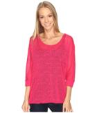 Prana Tranquil Top (cosmo Pink) Women's Clothing
