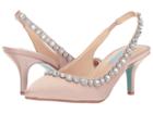 Blue By Betsey Johnson Cici (nude Satin) Women's 1-2 Inch Heel Shoes