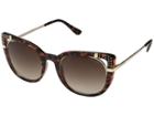 Guess Gf6075 (dark Havana/gradient Brown) Fashion Sunglasses