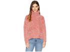 Jack By Bb Dakota Eyelash Kisses Chenille Cable Knit Sweater (blush Pink) Women's Sweater