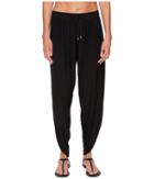 Laundry By Shelli Segal Drape Cover-up Pant (black) Women's Swimwear