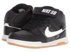 Nike Sb Kids Mogan Mid 2 Jr (little Kid/big Kid) (black/summit White/medium Olive) Boys Shoes