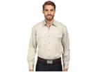 Roper L/s Solid Basic Snap Front (brown) Men's Long Sleeve Button Up