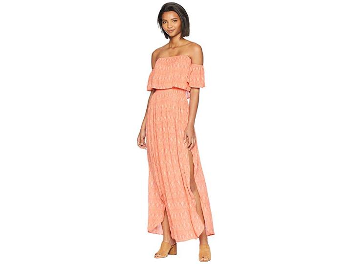 Rip Curl Saltwater Maxi Dress (coral) Women's Dress