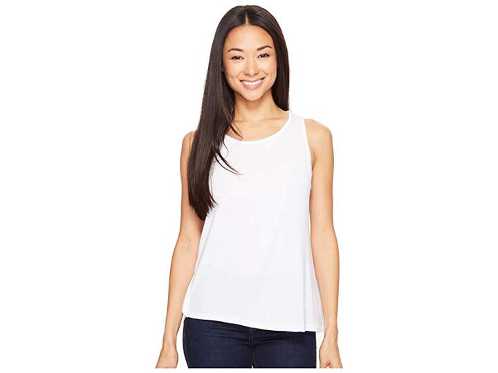 Prana Twisted Tank Top (white) Women's Sleeveless