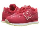 New Balance Kids Pc574v1 (little Kid) (red/glow In The Dark) Boys Shoes