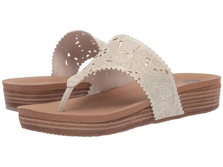 Yellow Box Crayla (ivory) Women's Slide Shoes