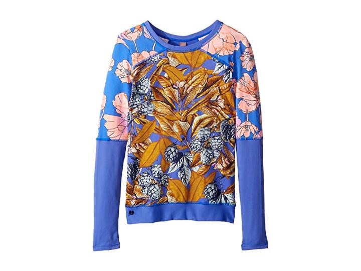 Maaji Kids Wildlife Gorg Long Sleeve Rashguard (toddler/little Kids/big Kids) (multicolor) Girl's Swimwear