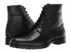 Massimo Matteo 7-eye Cap Boot (black) Men's Lace-up Boots
