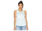 Tentree Luna Sunflower Logo Tank Top (icy Morn) Women's Sleeveless